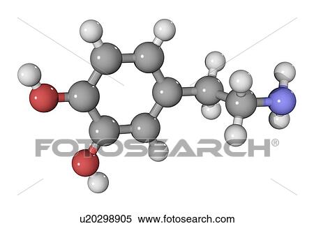 Dopamine neurotransmitter molecule View Large Photo Image Stock Photography - Dopamine neurotransmitter molecule. Fotosearch