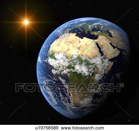Earth, artwork View Large Photo Image Stock Photo - Earth, artwork. Fotosearch