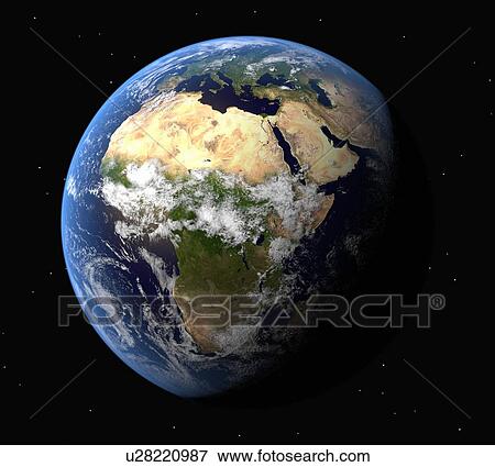 Stock Photo - Earth, artwork. Fotosearch