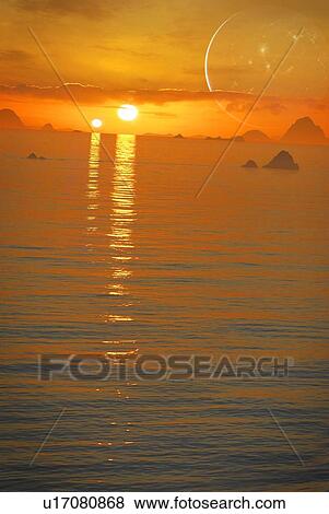 Earthlike extrasolar planet View Large Photo Image Stock Photo - Earthlike extrasolar planet. Fotosearch
