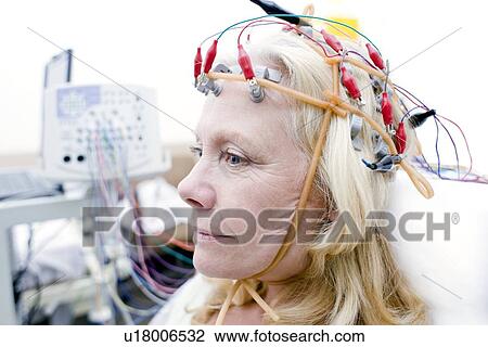 Stock Image - Electroencephalography. Fotosearch