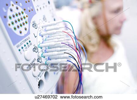Stock Image - Electroencephalography. Fotosearch