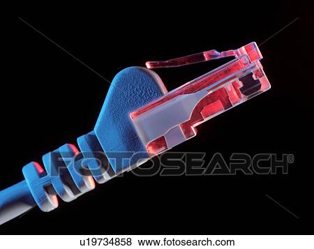 Ethernet network connector View Large Photo Image Stock Photo - Ethernet network connector. Fotosearch