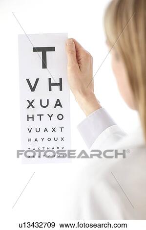 Stock Photo - Eyesight test chart. Fotosearch