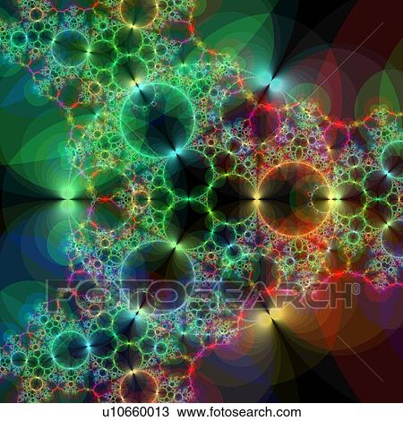 Stock Image - Fractal, artwork. Fotosearch
