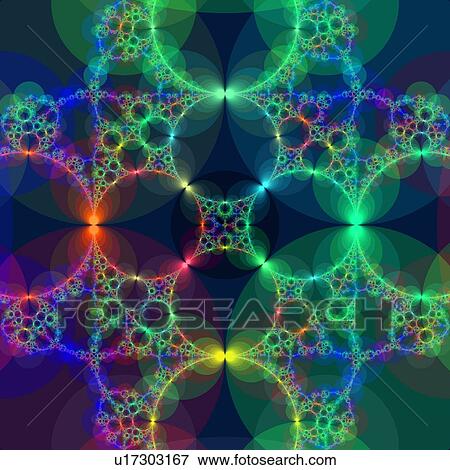Stock Photo - Fractal, artwork. Fotosearch