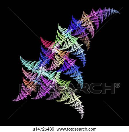 Stock Photo - Fractal fern, computer artwork. Fotosearch
