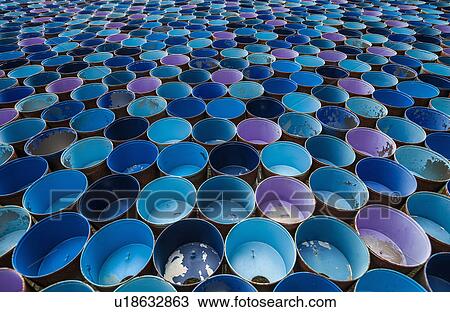 Full frame of painted blue and purple containers View Large Photo Image Stock Image - Full frame of painted blue and purple containers. Fotosearch