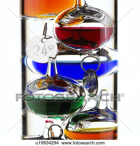 Picture - Galileo thermometer. Fotosearch
