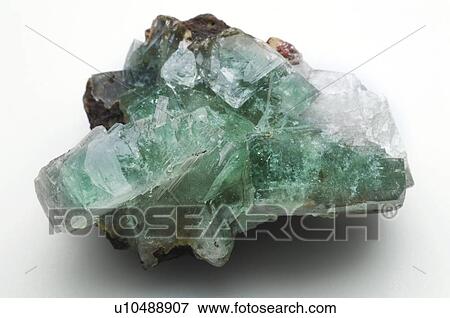 Green apophyllite View Large Photo Image Stock Photo - Green apophyllite. Fotosearch