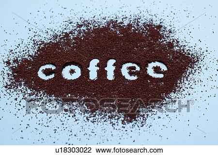 Stock Image - Ground coffee. Fotosearch