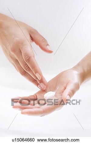 Stock Image - Hand cream. Fotosearch