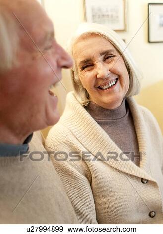 Stock Photo - Happy senior couple. Fotosearch