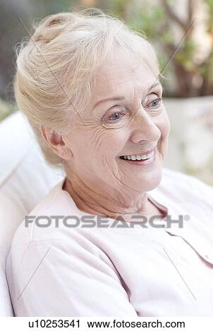 Happy senior woman View Large Photo Image Stock Image - Happy senior woman. Fotosearch