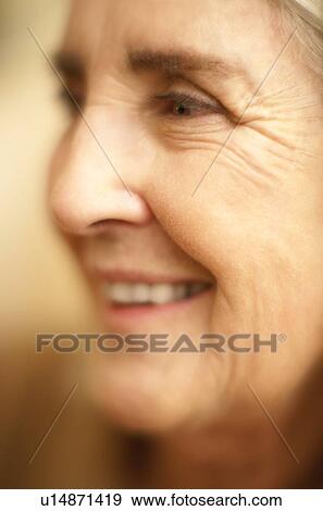 Happy senior woman View Large Photo Image Stock Photo - Happy senior woman. Fotosearch