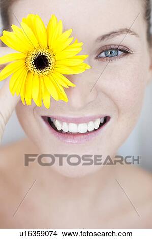 Picture - Happy woman. Fotosearch