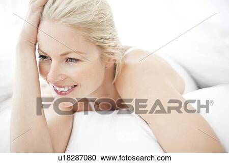 Stock Image - Happy woman. Fotosearch