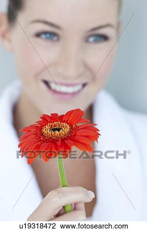 Stock Image - Happy woman. Fotosearch
