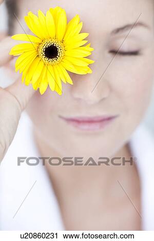Stock Image - Happy woman. Fotosearch