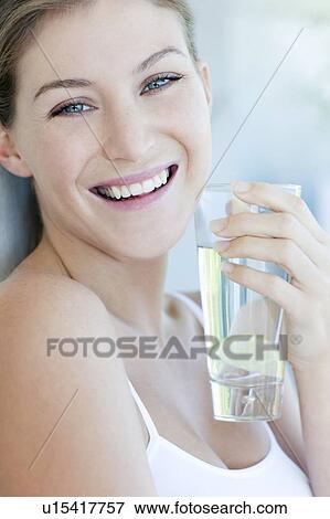 Stock Photo - Happy woman. Fotosearch