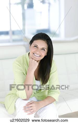 Happy woman View Large Photo Image Stock Photo - Happy woman. Fotosearch