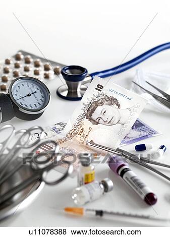 Stock Photo - Healthcare costs. Fotosearch