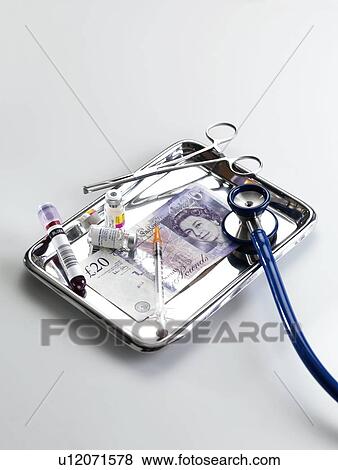 Stock Photo - Healthcare costs. Fotosearch