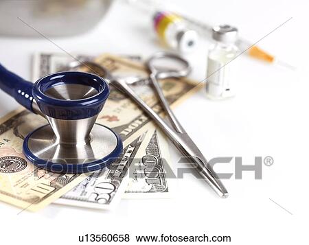 Stock Photo - Healthcare costs. Fotosearch