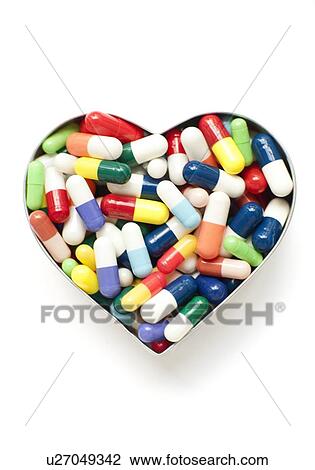 Heart pills View Large Photo Image Stock Image - Heart pills. Fotosearch