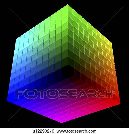 Hickethier colour-cube, computer artwork View Large Photo Image Stock Photograph - Hickethier colour-cube, computer artwork. Fotosearch