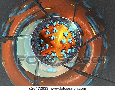 Stock Image - HIV research, conceptual artwork. Fotosearch