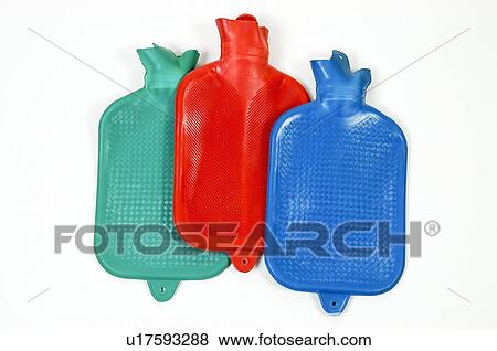 Hot water bottles View Large Photo Image Stock Photo - Hot water bottles. Fotosearch