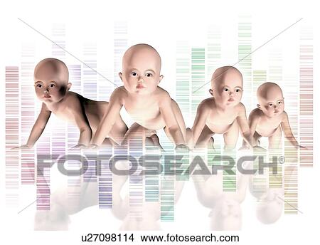 Human cloning, artwork View Large Photo Image Picture - Human cloning, artwork. Fotosearch