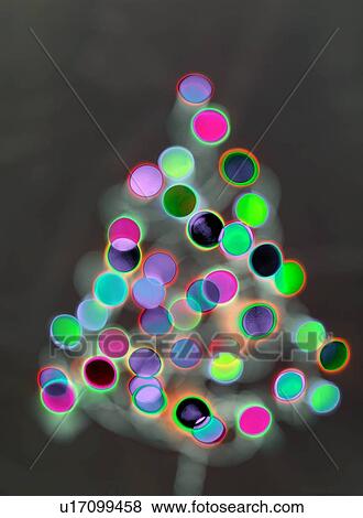 Stock Photo - Illuminated Christmas tree. Fotosearch