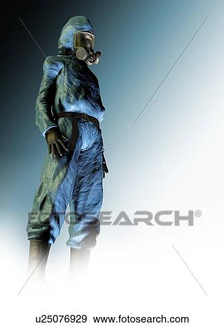Stock Photo - Isolation suit. Fotosearch