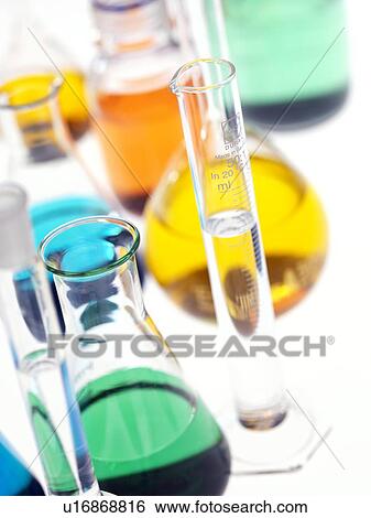 Stock Photograph - Laboratory glassware. Fotosearch