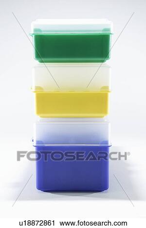 Stock Image - Laboratory storage boxes. Fotosearch