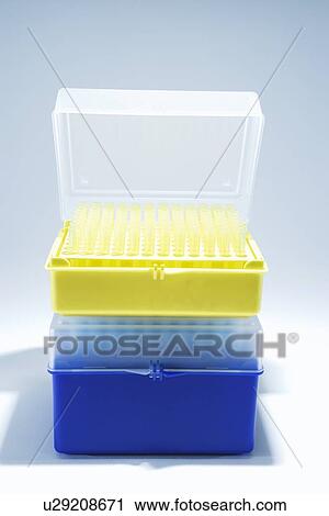 Stock Image - Laboratory storage boxes. Fotosearch