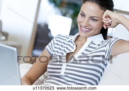 Laptop use View Large Photo Image Stock Image - Laptop use. Fotosearch