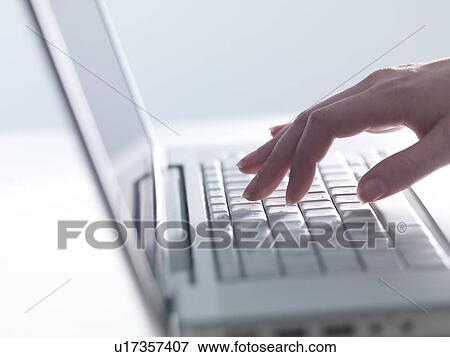 Stock Photo - Laptop use. Fotosearch