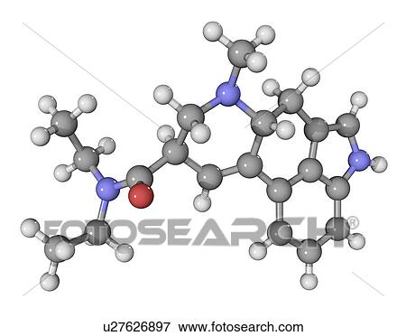 LSD drug molecule View Large Photo Image Stock Photo - LSD drug molecule. Fotosearch