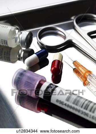 Medical equipment on a tray View Large Photo Image Picture - Medical equipment on a tray. Fotosearch