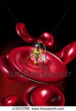 Medical nanorobot, artwork View Large Photo Image Stock Photo - Medical nanorobot, artwork. Fotosearch
