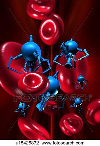 Medical nanorobots, artwork View Large Photo Image Stock Image - Medical nanorobots, artwork. Fotosearch