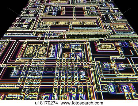 Microchip, light micrograph View Large Photo Image Picture - Microchip, light micrograph. Fotosearch