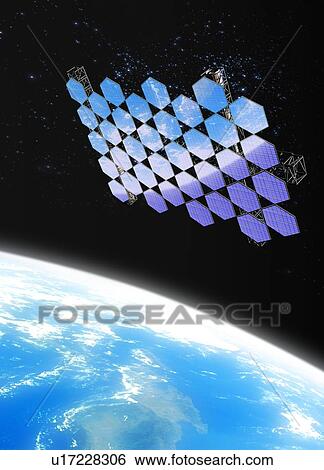 Mirror array in space, artwork View Large Photo Image Stock Photograph - Mirror array in space, artwork. Fotosearch