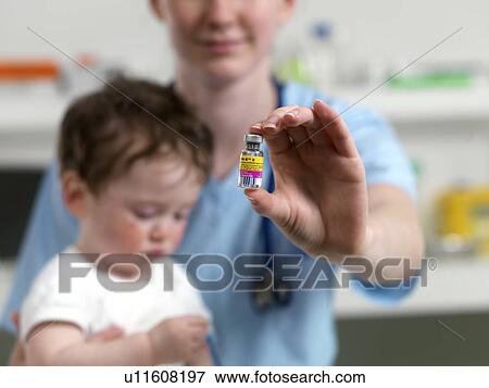 Stock Photo - MMR vaccine. Fotosearch