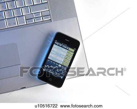 Stock Image - Mobile communication. Fotosearch