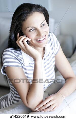 Stock Photo - Mobile phone use. Fotosearch