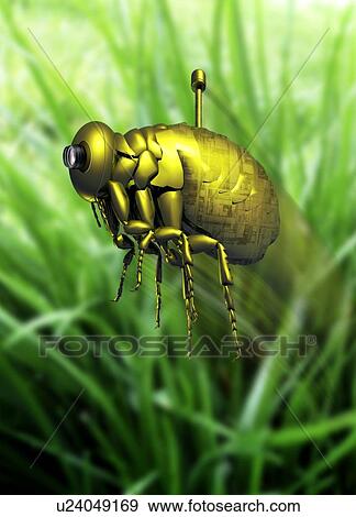 Stock Photo - Nanodrone, artwork. Fotosearch